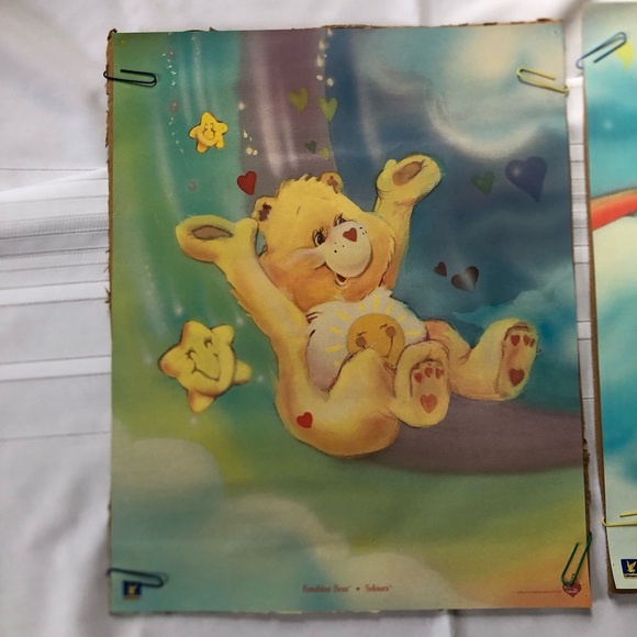 Vtg 1985 Care Bears Posters - Picture 4 of 14